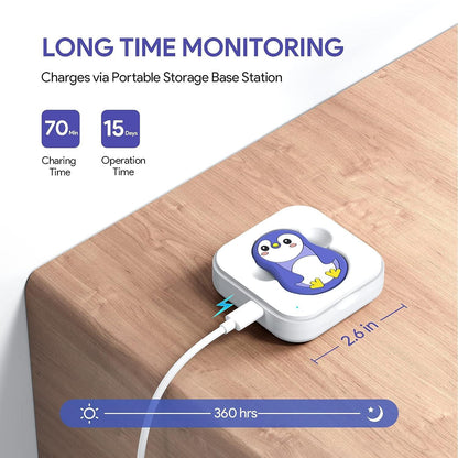 Bærbart termometer til børn